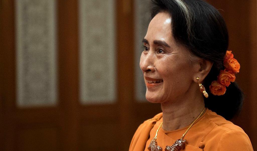 Aung San Suu Kyi. Arkivbild. Foto: Nicolas Asfouri/AP/TT