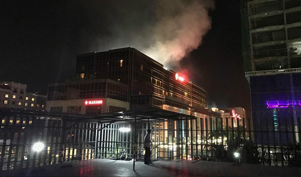 
Minst 34 människor dödades när kaos bröt ut på en hotellanläggning i Manilla. Foto: Bullit Marquez/AP/TT                                            