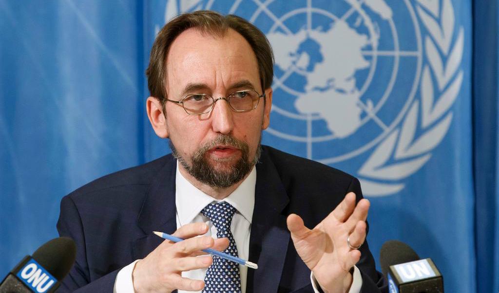 Zeid Ra'ad Al Hussein, FN:s kommissionär för mänskliga rättigheter, kräver en internationell utredning om det eskalerande våldet i Kongo-Kinshasas. Arkivbild. Foto:
Salvatore Di Nolfi/Keystone/AP/TT