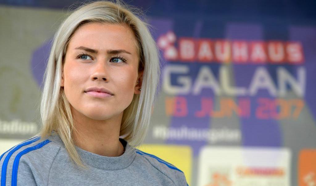 
Mångkamparen Bianca Salming inför söndagens Diamond League-tävling i Stockholm. Foto: TT                                            