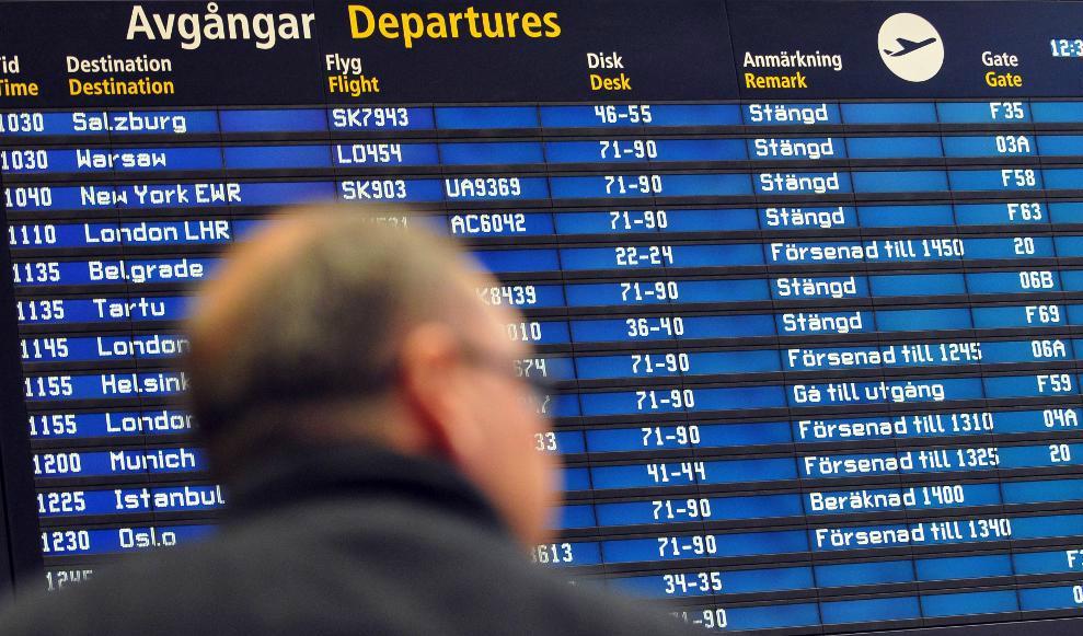Bara var fjärde resenär känner till sina rättigheter när flyget är försenat, enligt en undersökning. Arkivbild. Foto.
Johan Nilsson/TT