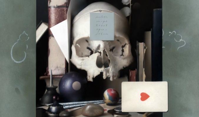 Detalj av målningen "Pursuits" av Anthony Waichulis. Foto: Anthony Waichulis