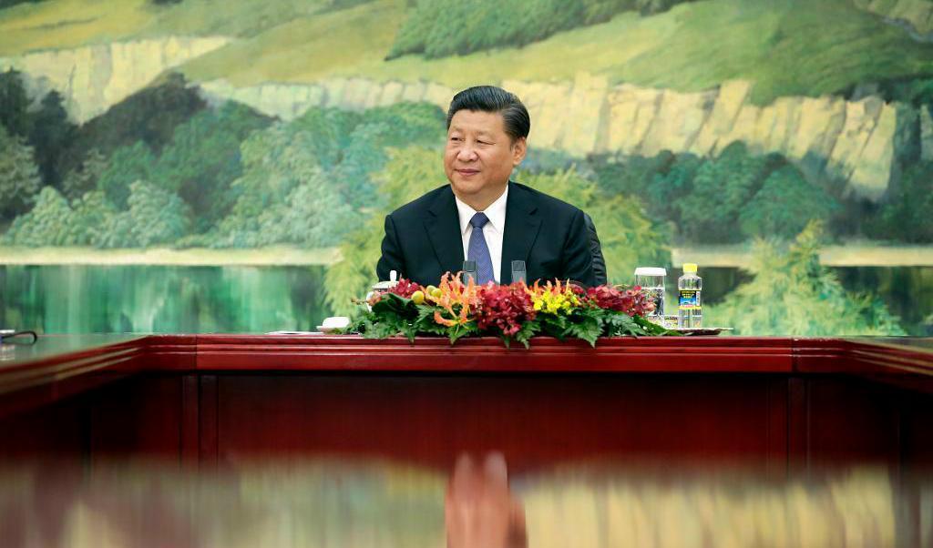 Xi Jinpings förberedelser inför partikongressen i höst går vidare. Foto: Jason Lee/Pool foto via AP