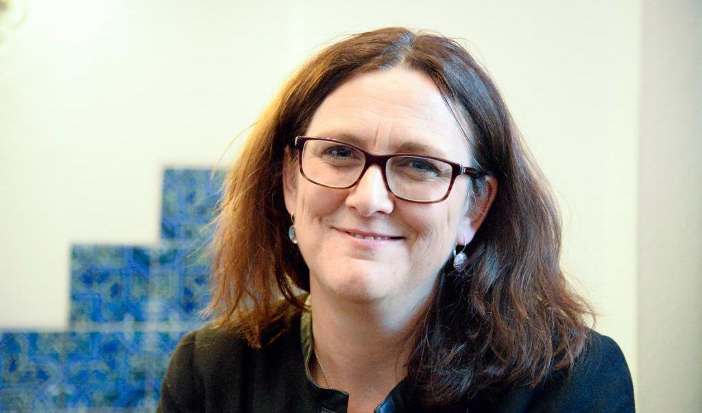 
Cecilia Malmström (L), EU-kommissionär med ansvar för handelsfrågor, skriver på Twitter att ett frihandelsavtal mellan EU och Japan är på gång. Foto: TT-arkivbild                                            