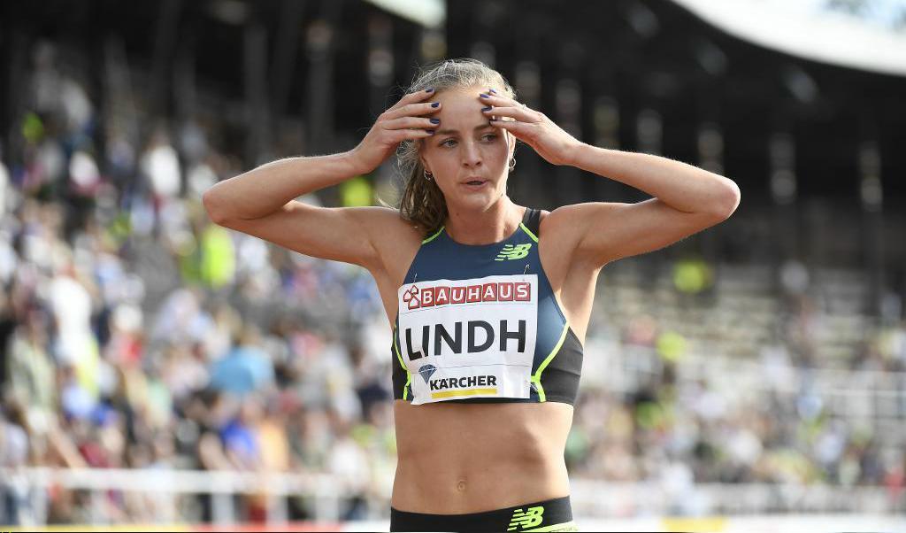 Lovisa Lindh förbättrade det svenska rekordet på 800 meter till 1.58,77. Foto: TT