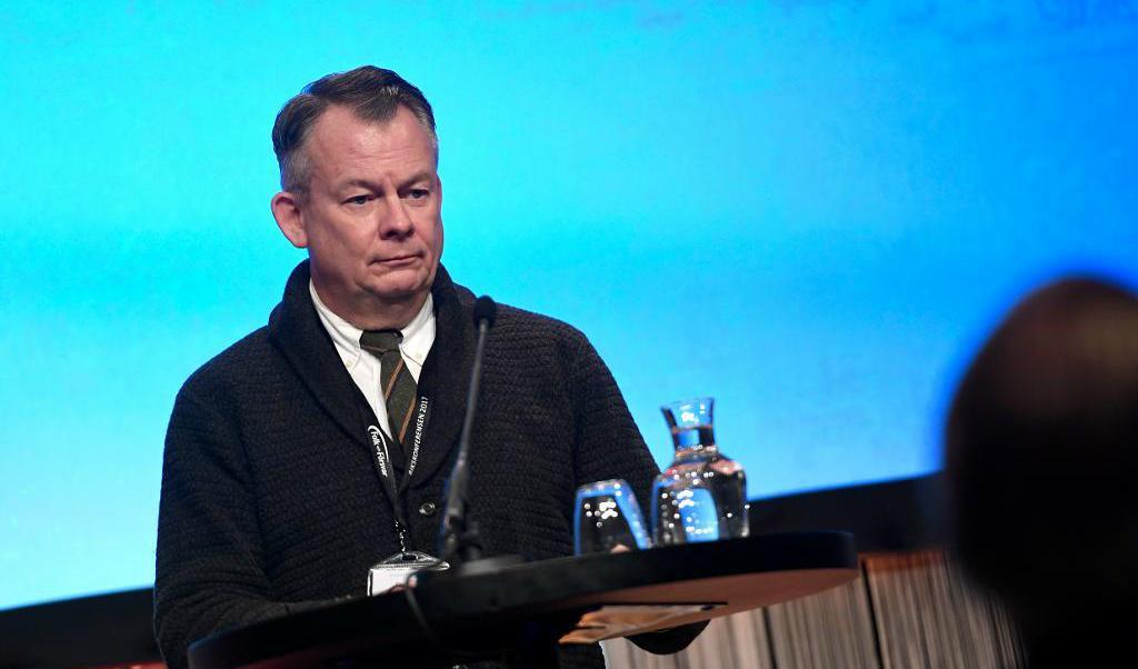 
Göran Arrius, Sacos ordförande. Foto: TT-arkivbild                                            