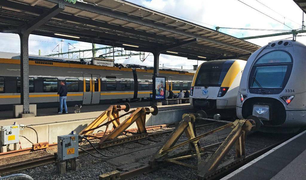 
Från och med söndag stängs flera spår tillfälligt på Göteborgs central, på grund av arbete inför Västlänken som är den nya järnvägsförbindelsen i Göteborg. Foto: TT                                            