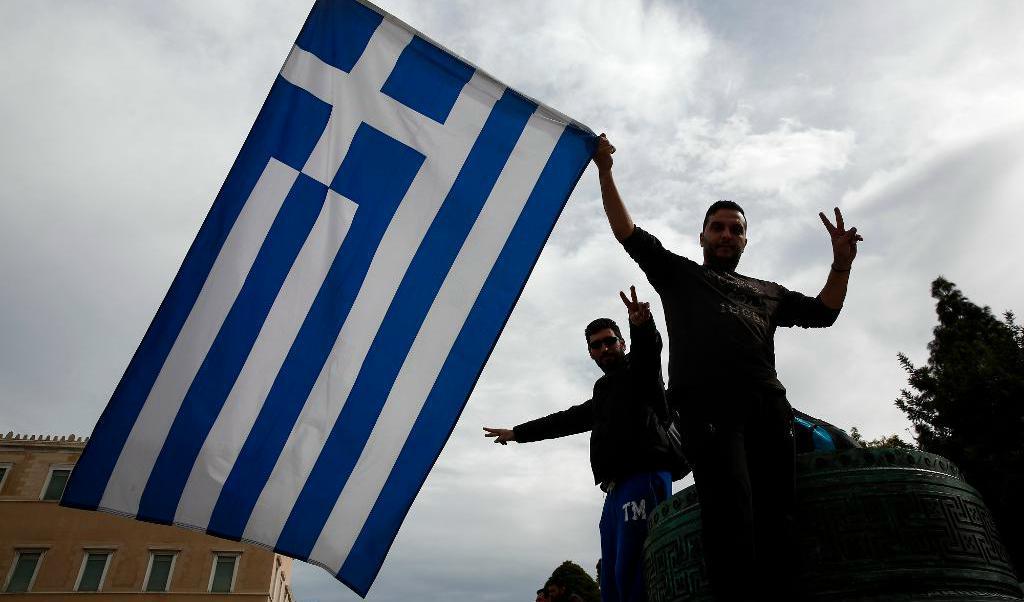 
Grekland ser ljuset i tunneln efter sju år av ekonomisk kris. Foto: Yorgos Karahalis/AP/TT-arkivbild                                            