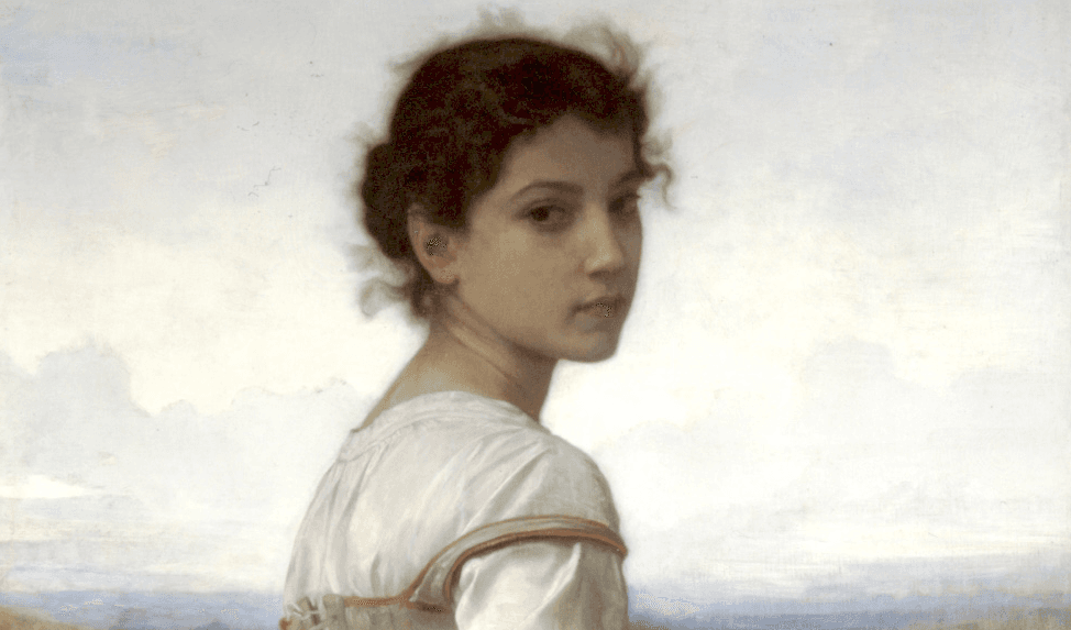 






En ung herdinna (detalj), William-Adolphe Bouguereau 1885.                                                                                                                                                                                                                                                                                                                     
