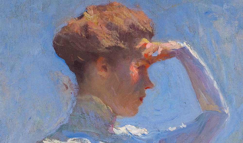







Frank Benson, Sunlight, detalj (1909). Benson var en av  Ten American Painters, som ibland benämns American Impressionists.                                                                                                                                                                                                                                                                                                                                                                