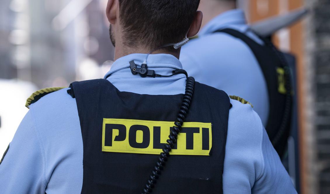 Tillslaget mot två personer gjordes i samarbete mellan Köpenhamnspolisen och dansk säkerhetspolis (PET). Foto: Johan Nilsson/TT-arkivbild