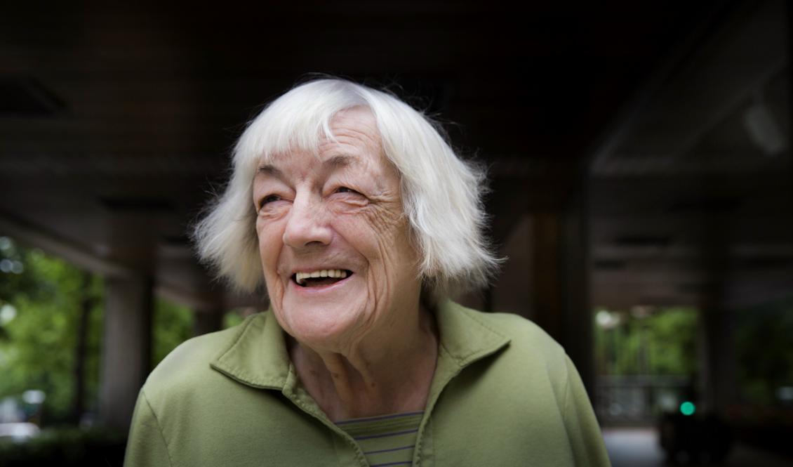 Författaren Margit Sandemo har avlidit, 94 år gammal. Arkivbild från 2015. Foto: Roger Turesson/DN/TT