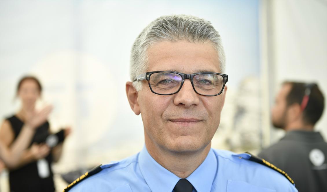 
Rikspolischef Anders Thornberg. Arkivbild från 4 juli. Foto: Vilhelm Stokstad/TT                                            