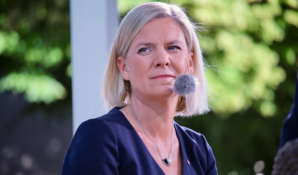 Finansminister Magdalena Andersson (S). Foto: Susanne W Lamm/Epoch Times-arkivbild