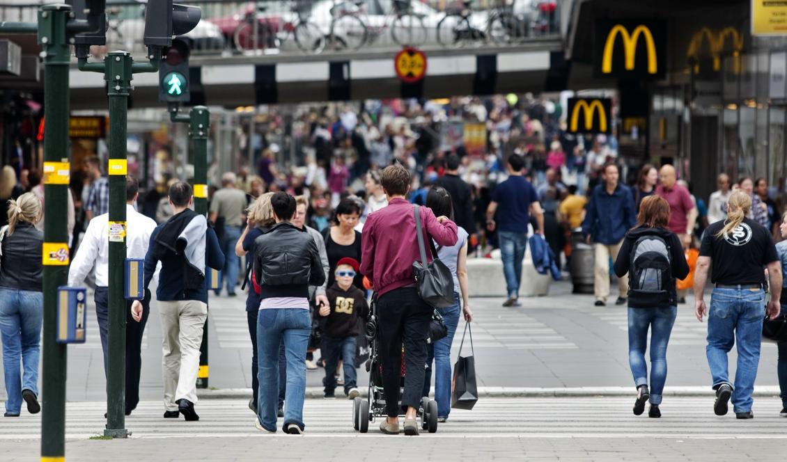 
De närmaste tio åren väntas befolkningen i Stockholms län öka med nästan 350.000 personer. Foto: Christine Olsson/TT-arkivbild                                            