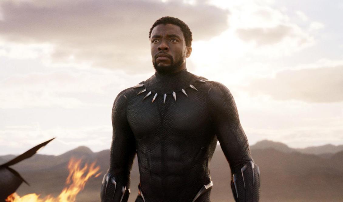 Flest biobesökare lockade superhjältefilmen "Black panther". Pressbild. Foto: Marvel Studios/Disney/AP