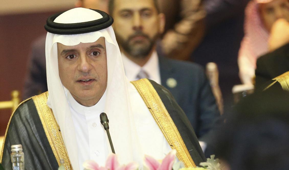 
Saudiarabiens utrikesminister Adel al-Jubeir. Foto: Ahmad Ibrahim/AP/TT-arkivbild                                                