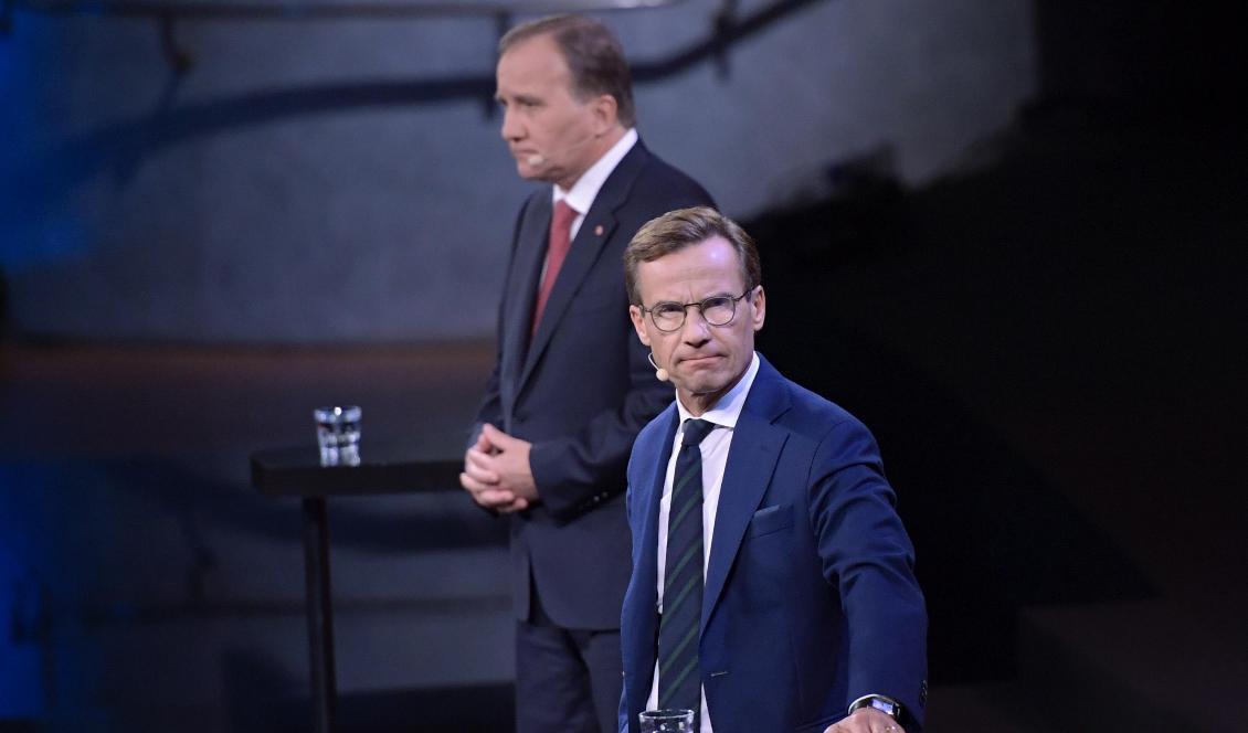 Talmannen har gett Stefan Löfven (S) och Ulf Kristersson (M) uppdraget att söka stöd hos de andra partierna. Foto: Anders Wiklund/TT-arkivbild
