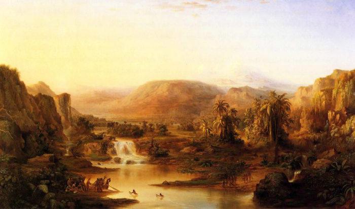 “Lotusätarnas land” 1861, av Robert Seldon Duncanson.