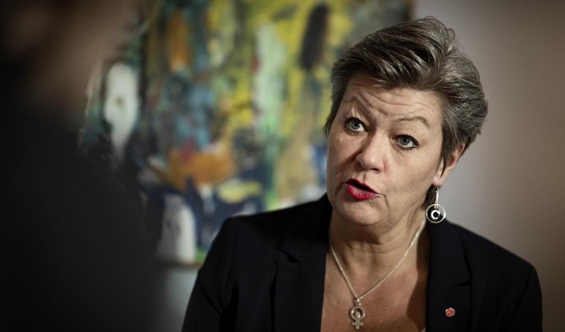 Arbetsmarknadsminister Ylva Johansson vill ge arbetsförmedlingen ett tydligare uppdrag. Foto: Naina Helén Jåma/TT