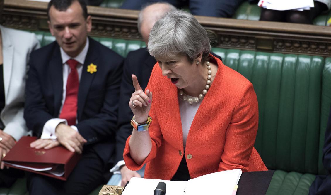 Premiärminister Theresa May. Foto: Jessica Taylor/UK Parliament/AP/TT