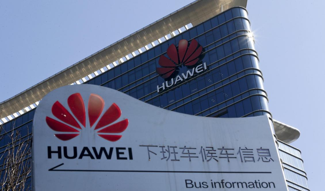 En av de gripna uppges arbeta för Huawei, enligt den polska tv-kanalen TVP. Foto: Andy Wong/AP/TT-arkivbild