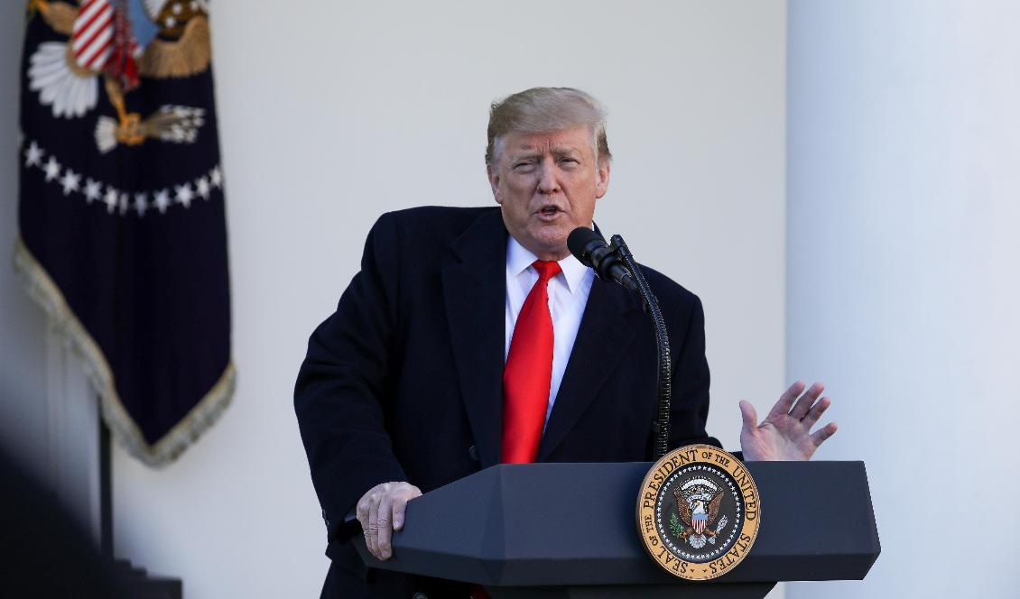 

USA:s president, Donald Trump, håller ett tal vid Vita huset den 25 januari 2019. Foto: Charlotte Cuthbertson/Epoch Times                                                                                                