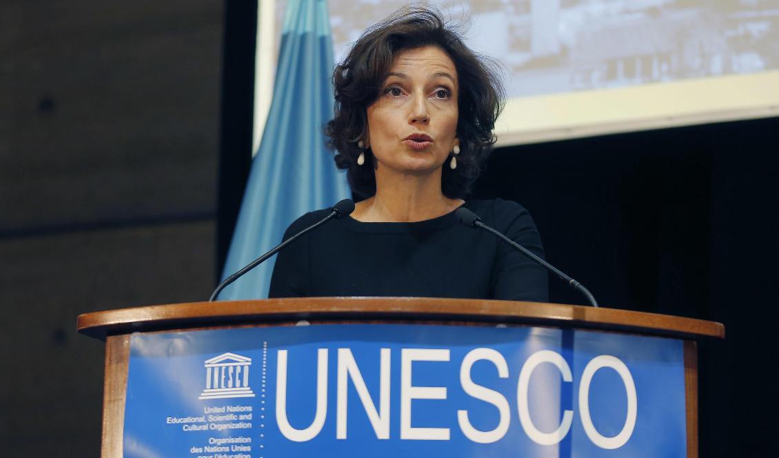 Audrey Azoulay är generaldirektör för FN-organet Unesco. Foto: Michel Euler/AP/TT-arkivbild
