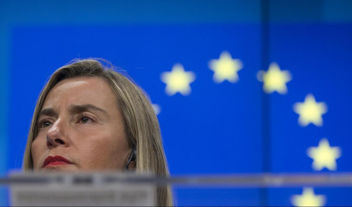 EU:s utrikeschef Federica Mogherini. Foto: Virginia Mayo/AP/TT-arkivbild