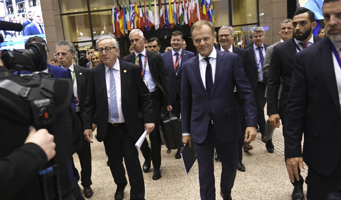 
Vilka ska ta över EU-toppjobben från Jean Claude Juncker och Donald Tusk? Foto: Riccardo Pareggiani/TT-arkivbild                                                