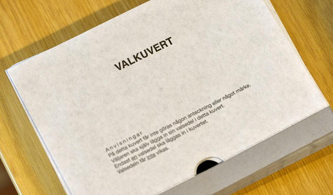 Allt fler väljer att rösta i förtid. Foto: Anders Wiklund/TT-arkivbild