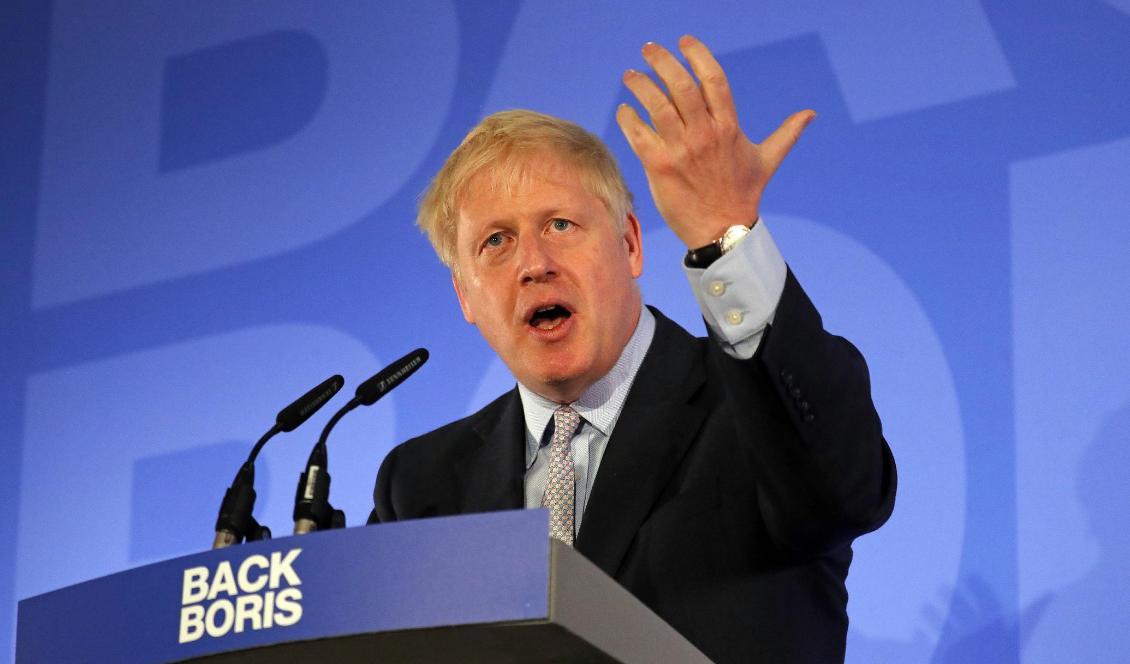 
Konservativa partiets Boris Johnson hoppas bli den som efterträder Theresa May på partiledarposten – och därmed med största sannolikhet blir landets nästa premiärminister. Foto: Frank Augstein/AP/TT                                                