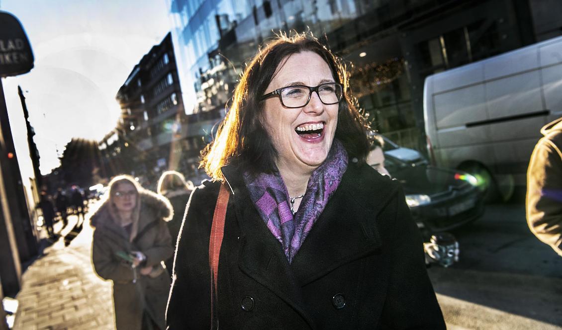 Cecilia Malmström, EU:s handelskommissionär, sade tidigare i juni att det var hennes högsta prioritet att få till ett avtal med Mercosurländerna. Foto: Tomas Oneborg/SvD/TT-arkivbild