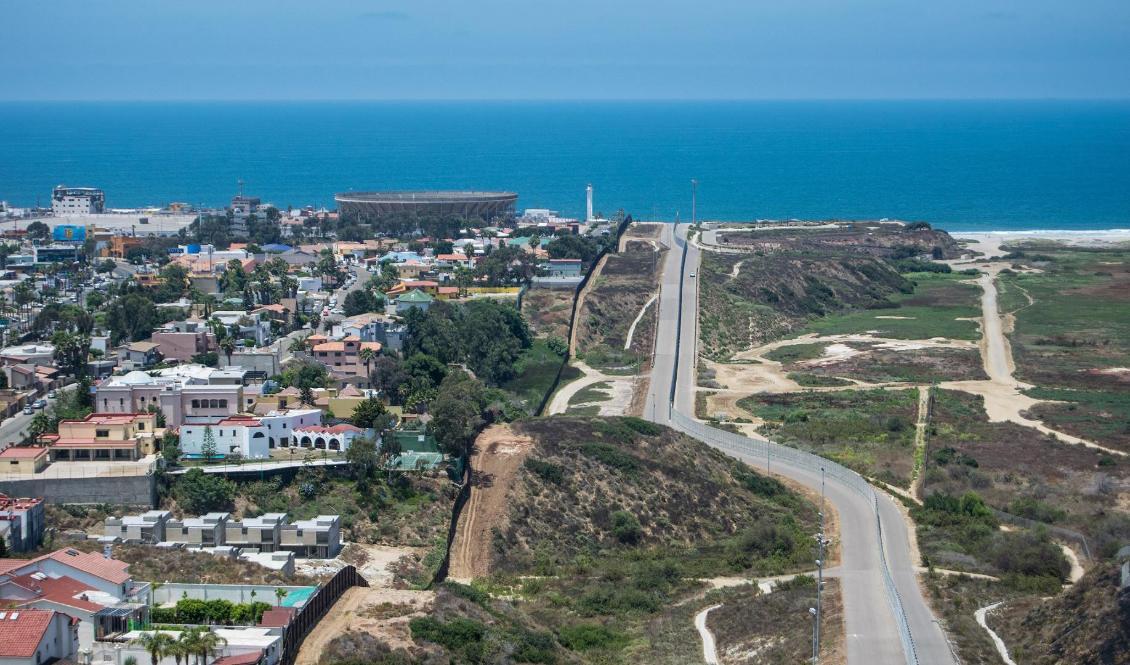 Gränsen mellan Tijuana i Mexiko och San Diego i USA. Foto: Joshua Philipp/Epoch Times-arkivbild