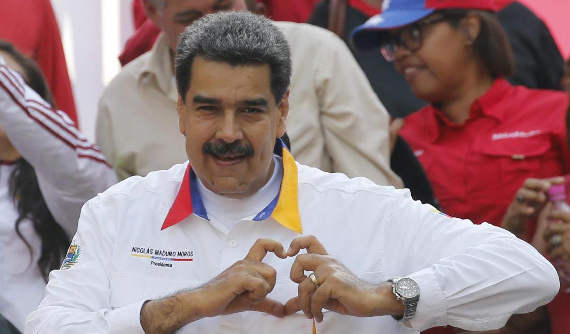 Venezuelas president Nicolás Maduro. Foto: Ariana Cubillos/AP/TT-arkivbild