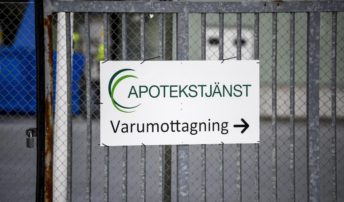 Apotekstjänst AB i Uppsala. Foto: Pontus Lundahl/TT-arkivbild
