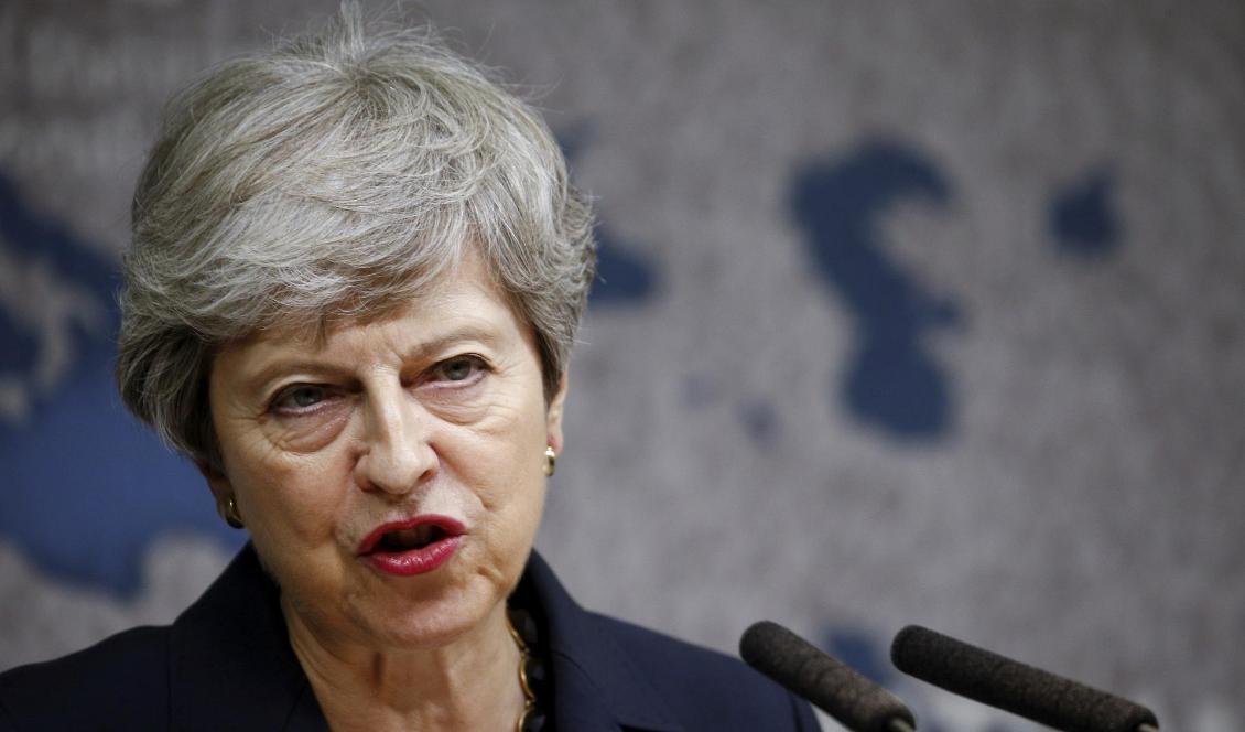 Storbritanniens premiärminister Theresa May. Foto: Henry Nicholls/AP/TT