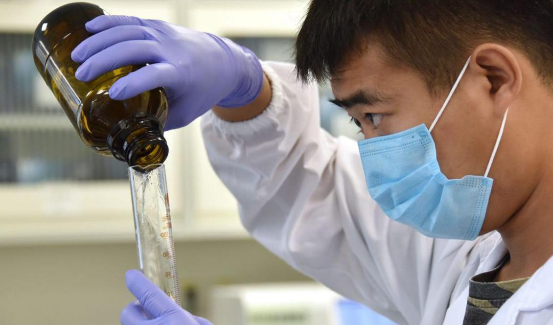 






En laboratorietekniker på ett DNA-laboratorium i Peking den 22 augusti 2018. Foto: Greg Baker/AFP/Getty Images                                                                                                                                                                                                                                                                                                                                                
