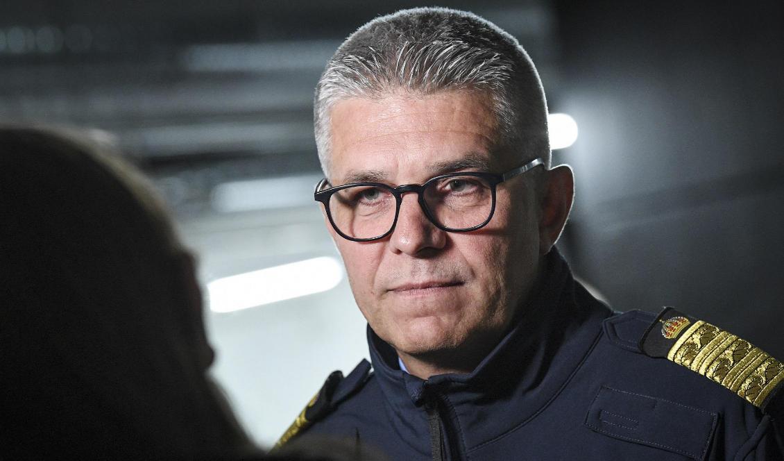Rikspolischef Anders Thornberg. Foto: Johan Nilsson/TT-arkivbild