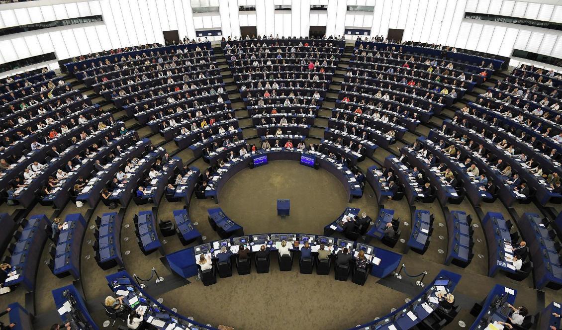 


Parlamentariker deltar i en omröstning i EU-parlamentet den 18 juli 2019. Foto: Frederick Florin/AFP/Getty Images                                                                                                                                                