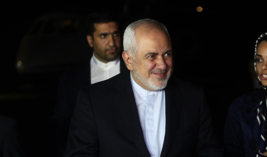 Irans utrikesminister Mohammad Javad Zarif. Foto: Juan Karita/TT-arkivbild
