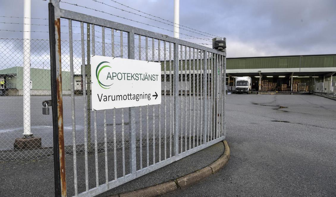 
Apotekstjänst lager i Uppsala. Foto: Pontus Lundahl/TT-arkivbild                                                