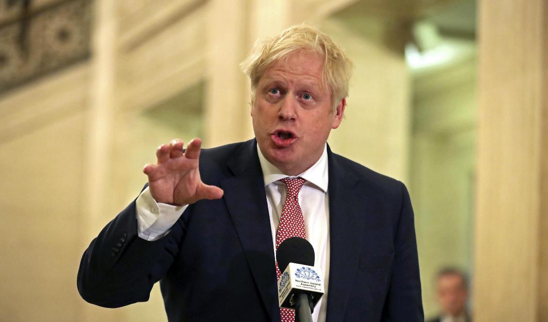 Storbritanniens premiärminister Boris Johnson. Foto: Liam McBurney/AP/TT-arkivbild
