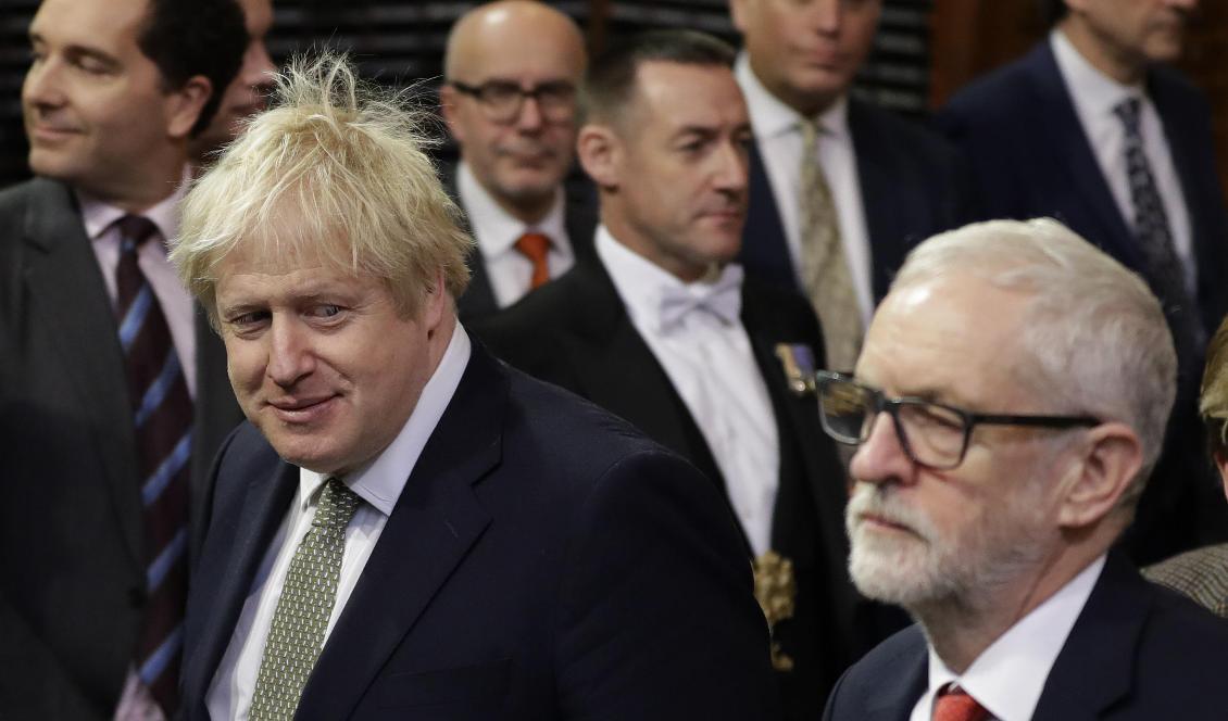 
Storbritanniens premiärminister Boris Johnson har stärkt sin makt och går fram med ett något reviderat brexitlagförslag i parlamentet. Foto: Kirsty Wigglesworth/AP/TT                                                