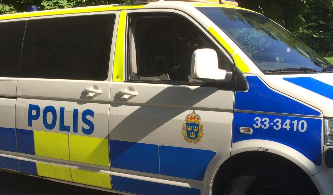 Polisen blev utsatta för stenkastning i Eskilstuna. Foto: Epoch Times-arkivbild