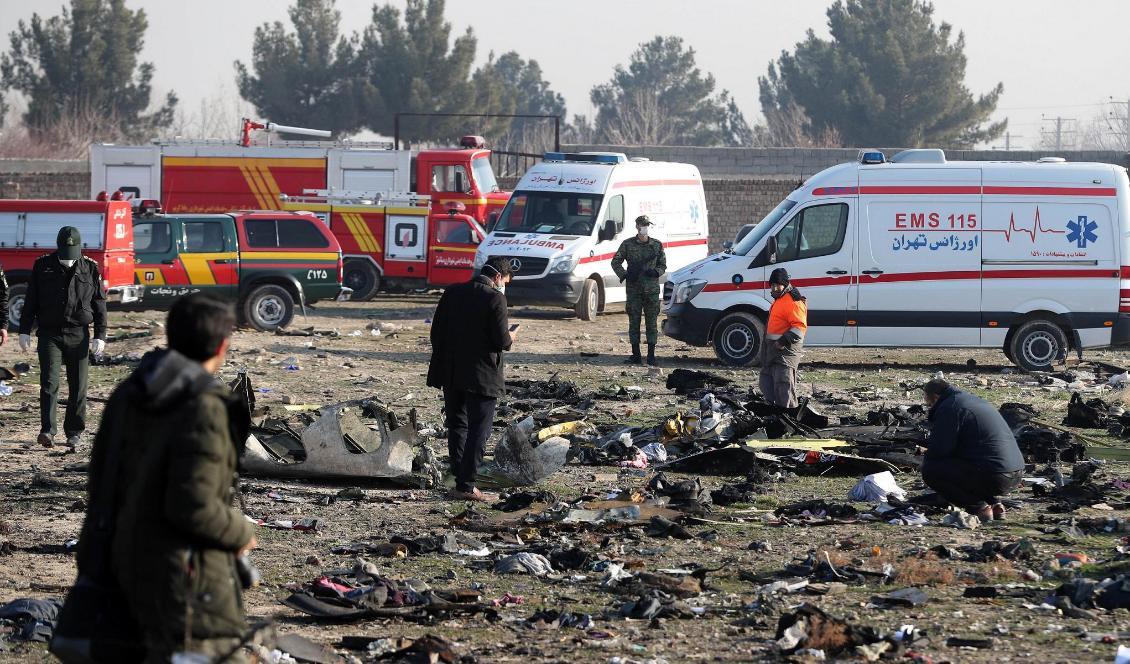 
Iran har erkänt att man av misstag sköt ned passagerarplanet. Foto: AFP via Getty Images                                                