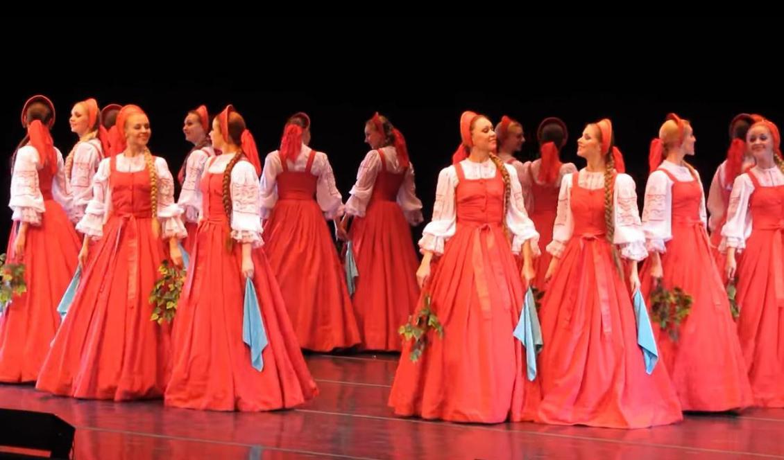 


Den ryska danstruppen Ensemble Folklorique Russe gästar Genève för en föreställning den 4 december 2012. Foto: Skärmavbild/YouTube                                                                                                                                                