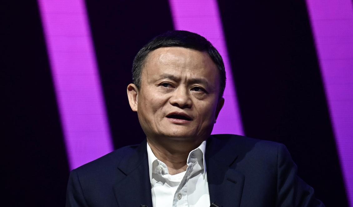 Jack Ma, vd för kinesiska e-handelsjätten Alibaba, vid en teknikmässa i Paris den 16 maj 2019. Foto: Philippe Lopez/AFP via Getty Images