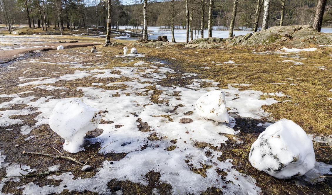 Vädret normaliserades i mars, konstaterar SMHI. Foto: Gorm Kallestad/NTB/TT-arkivbild