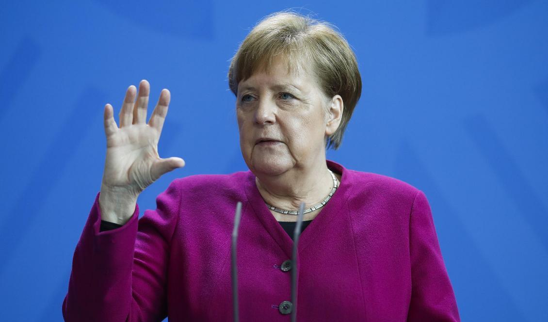 Förbundskansler Angela Merkel. Foto: Markus Schreiber/AP/TT-arkivbild